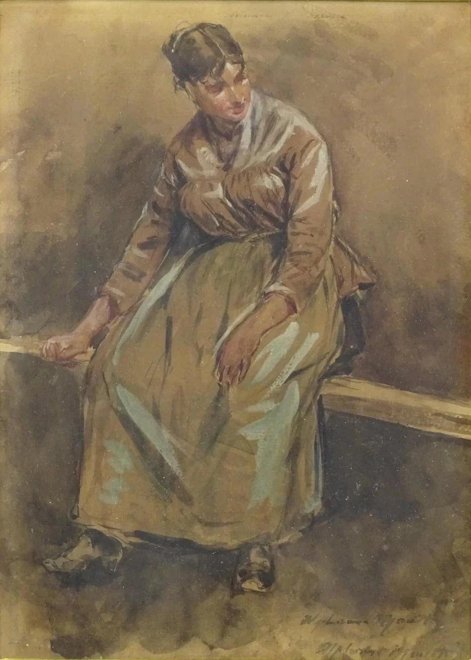  11-Alphonse Moutte-Donna seduta 